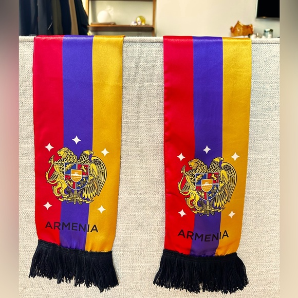 Armenian Soccer Scarf - New WRAPPED with Tags / Armenia Football Stole - Picture 10 of 17
